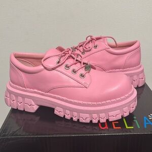 NIB Dolls Kill / dELiA*s Pink Teen Craft Oxford Shoes